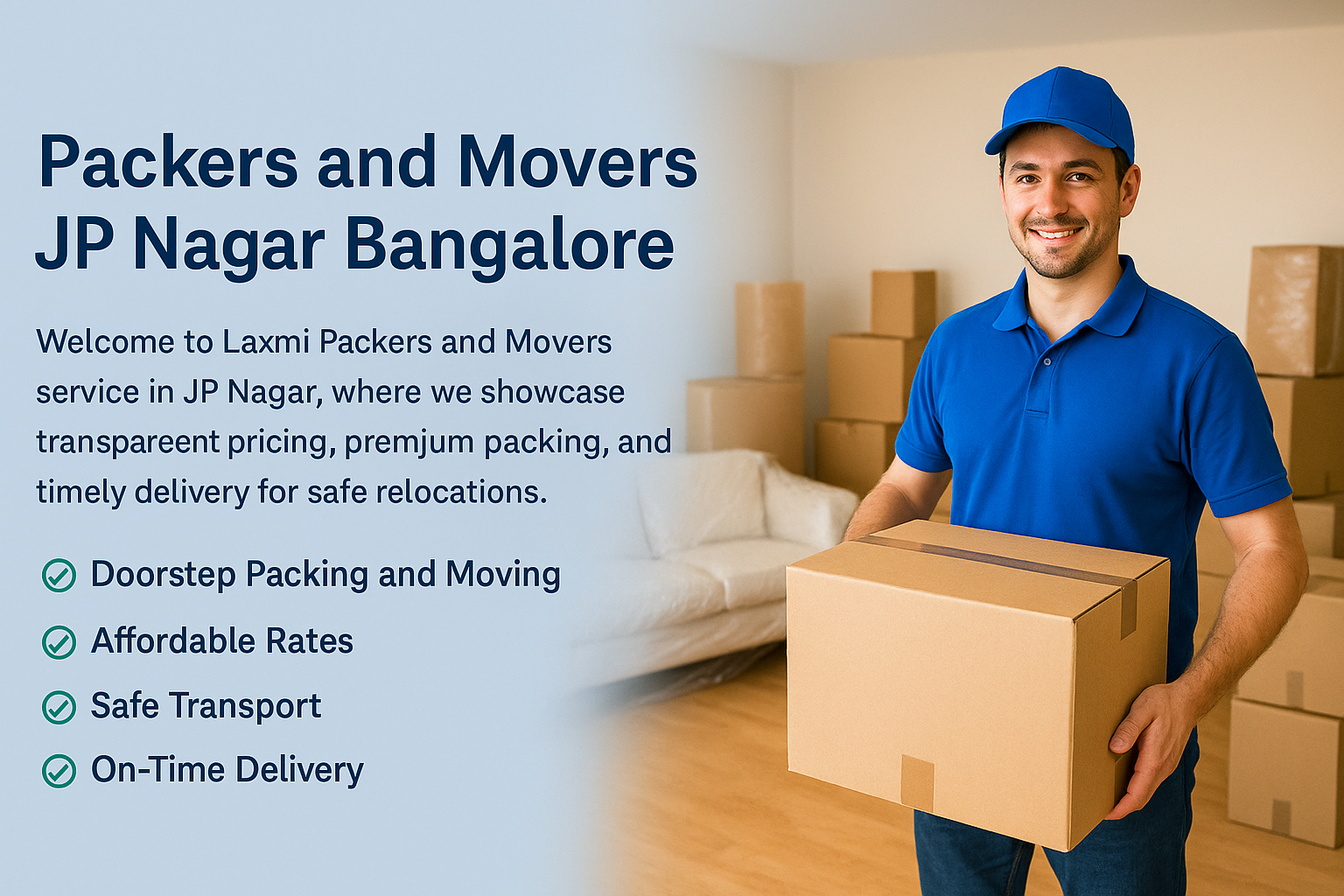 packers and movers jp nagar for best services